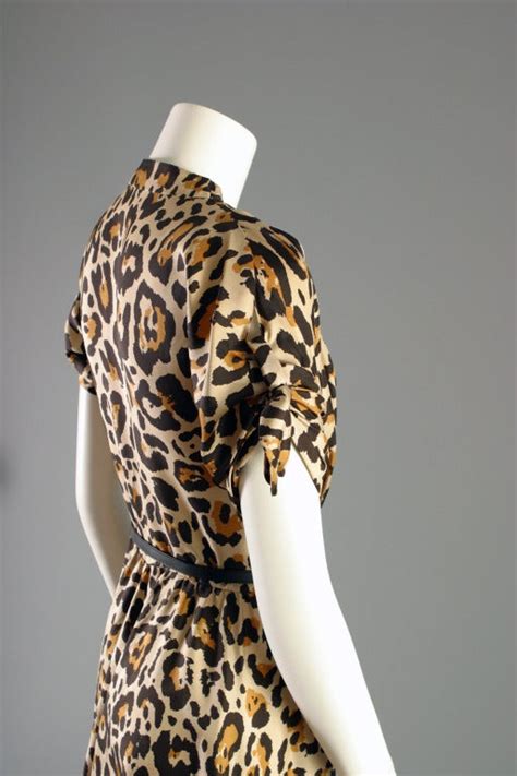 dior leopard dress